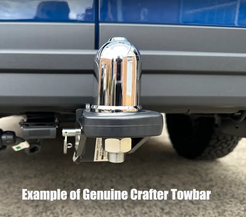 Oem Volkswagen Crafter My18 Tow Bar For Dual Rear Wheels (50/55Mm Hitch) 1