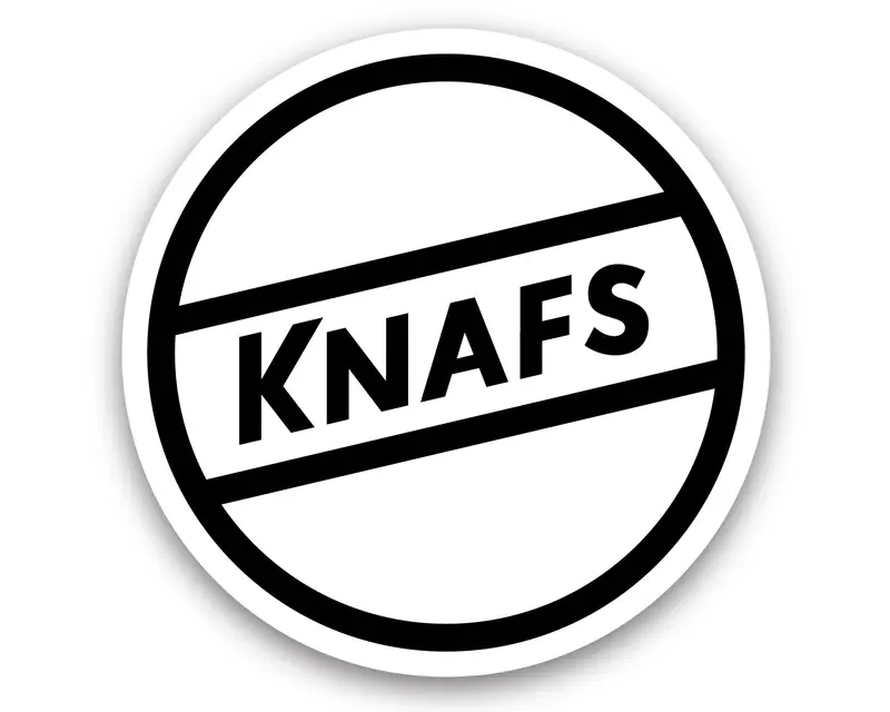 Official Knafs 3-Inch Round Vinyl Sticker – Durable Collectible Decal 1