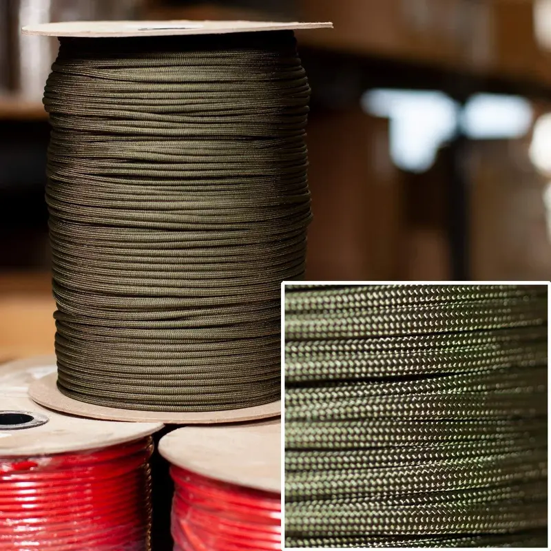 Olive Drab 550 Paracord – Bulk Spool Option
