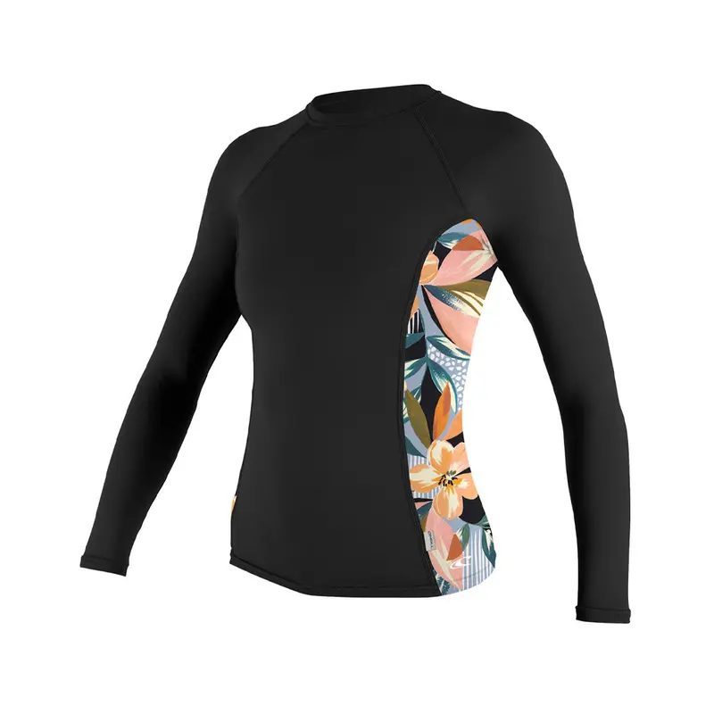 O'Neill Side-Print Women’S Long-Sleeve Rashguard – Stylish Uv Protection 1