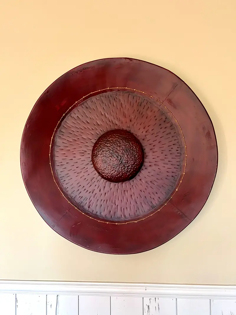Oversized Abstract Metal Wall Sculpture 1