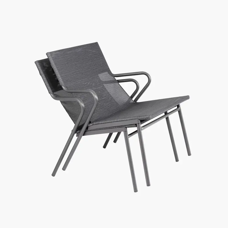 Pair Of Low Profile Lounge Chairs 1