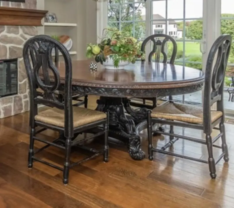 Paradigm Custom Round Dining Table – 72" Diameter Solid Wood Surface 1