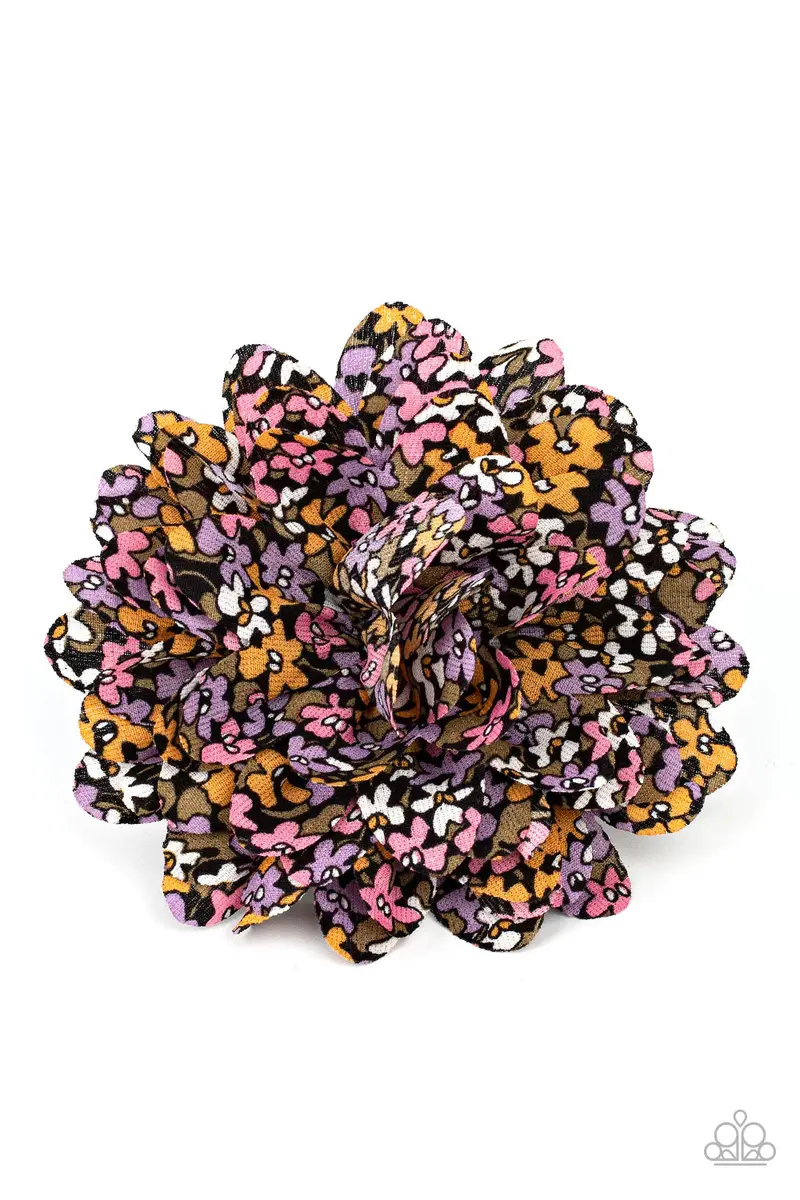 Positively Flower Patch Black Floral Statement Piece 1