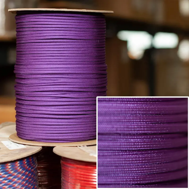 Purple 550 Paracord – Bulk Spool Option