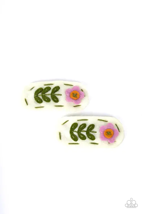 Purple Floral Whimsy Decor Element 1