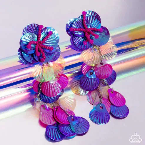 Purple Under The Waves Oceanic Hairpiece 1