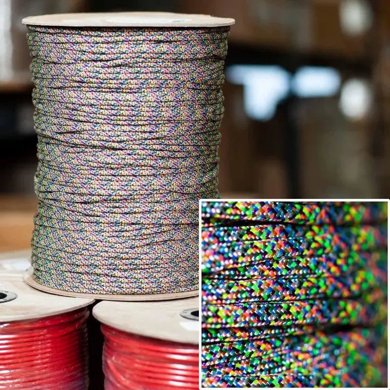 Rainbow 550 Paracord – 1000-Foot Spool 1