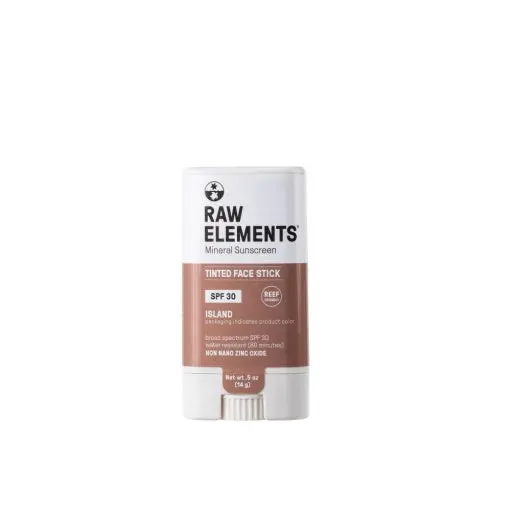 Raw Elements Tinted Mineral Sunscreen Stick Spf 30, 1.8 Oz 1