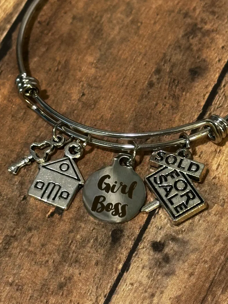 Realtor Girl Boss Keychain – Confident Professional Accessory 1