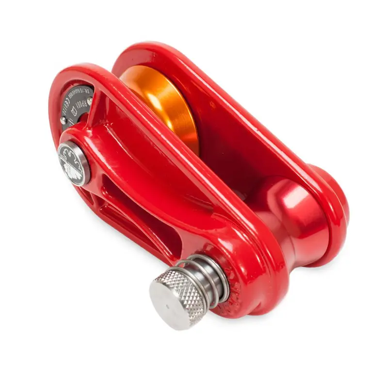 Red-Anodized Pulley Block For 5/8" Rope – Lightweight Rigging Solution 1