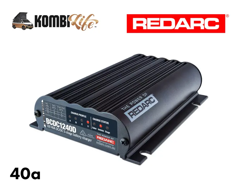 Redarc In-Vehicle Dc-To-Dc Battery Charger – Selectable 25A / 40A / 50A Output 2
