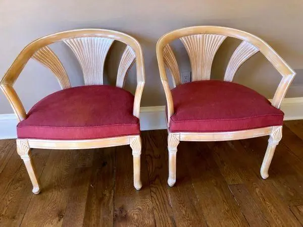Refurbished Pair Of Elegant Side Chairs By Ipf International 1