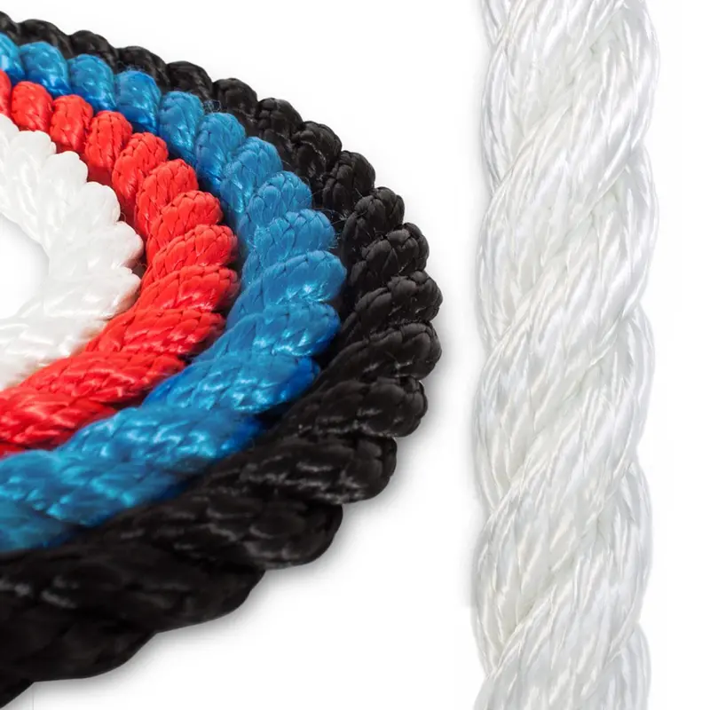 Robust 1-Inch 3-Strand Nylon Marine Rope 1