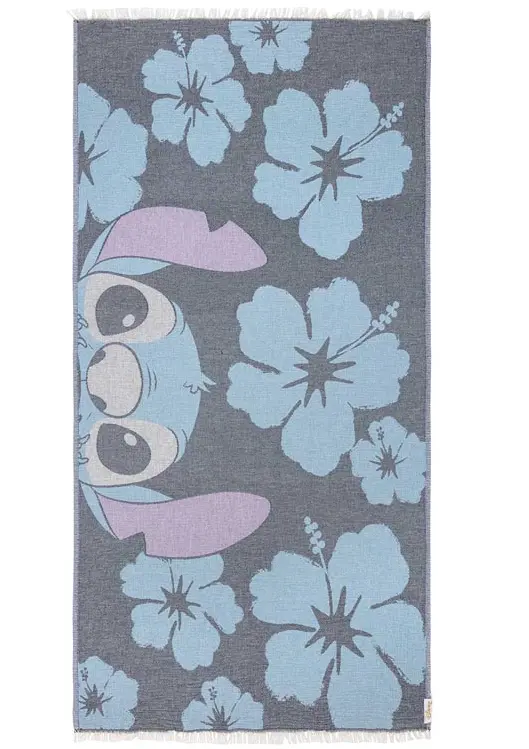 Sandcloud Hibiscus Floral Towel Featuring Stitch Texture 1