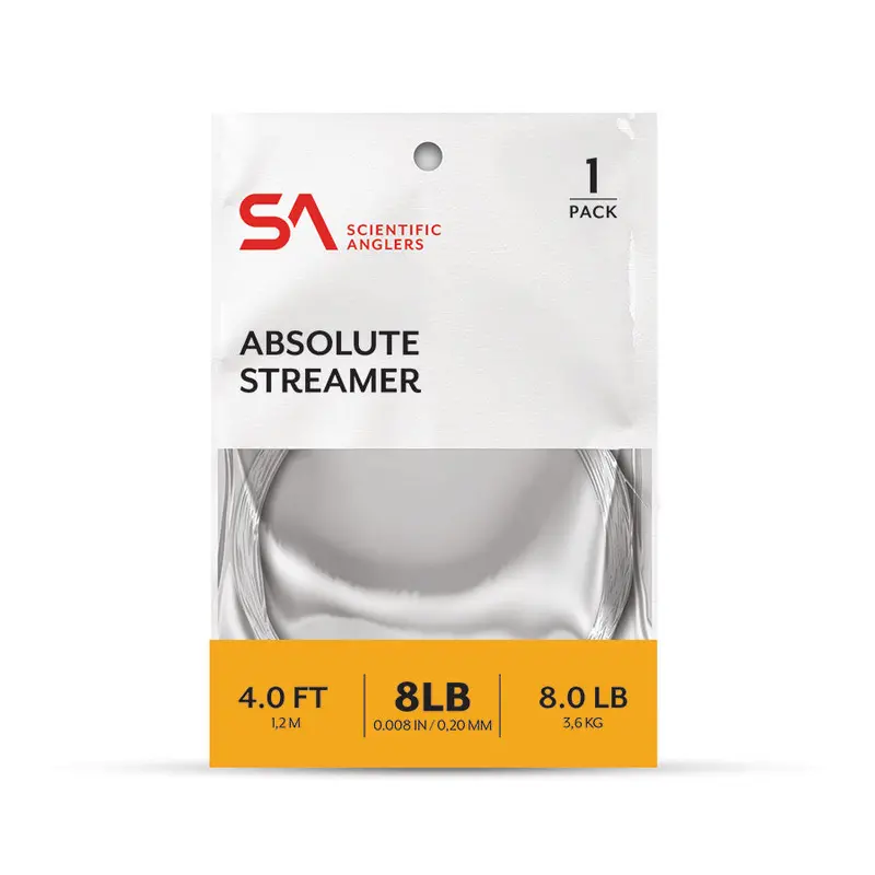 Scientific Anglers Absolute Streamer Leader – Heavy-Duty Taper 1