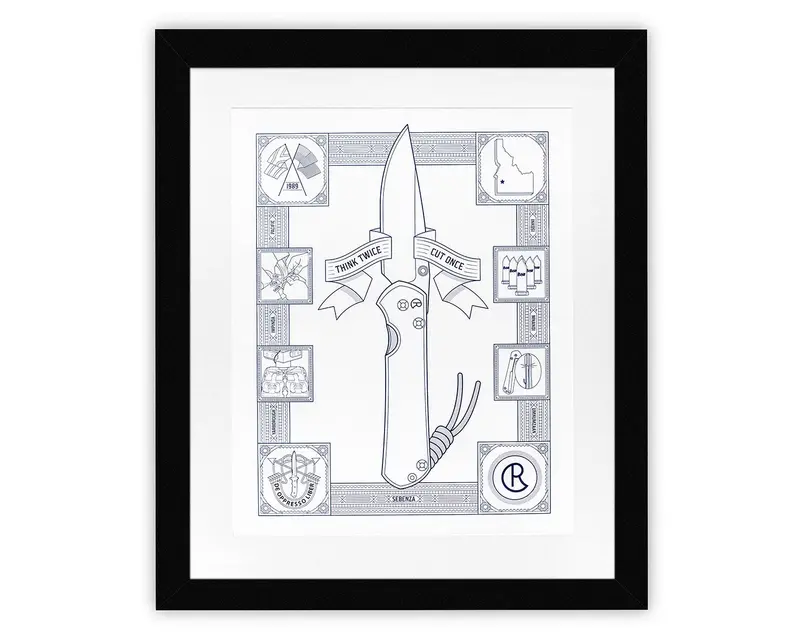 Sebenza Letterpress Poster – Knafs X Chris Reeve Collaboration (16×20 In) 1