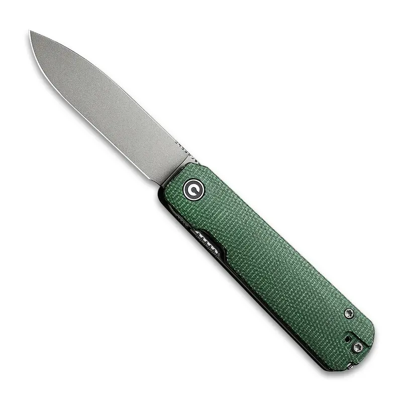 Sendy Folding Knife With Green Micarta Handles And Nitro-V Steel Blade 1