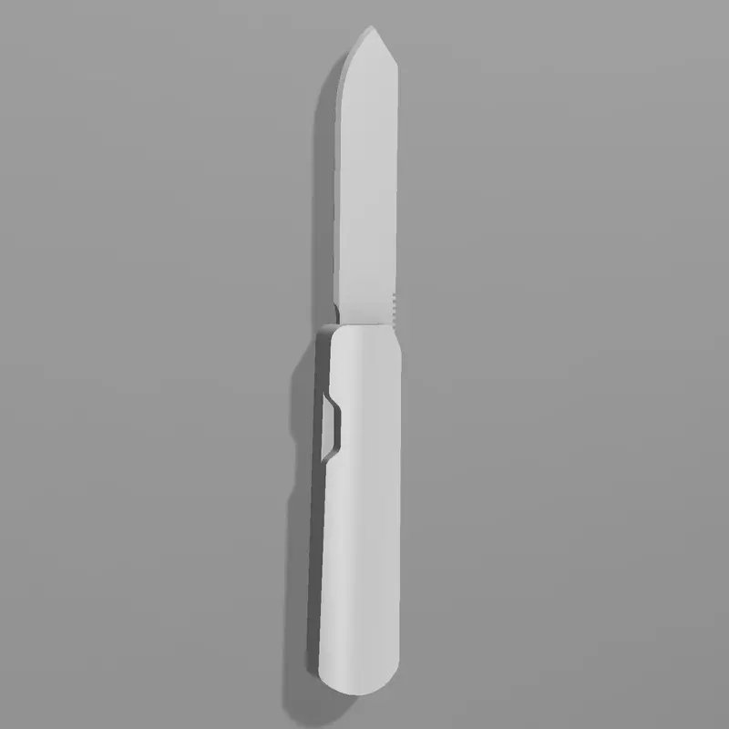 Sendy Pocket Knife Silhouette – Stl 3D Print Template Download 1