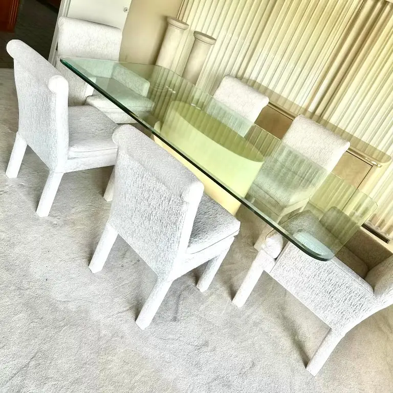 Set Of Six Vintage Parsons Dining Chairs – Timeless Seating 1