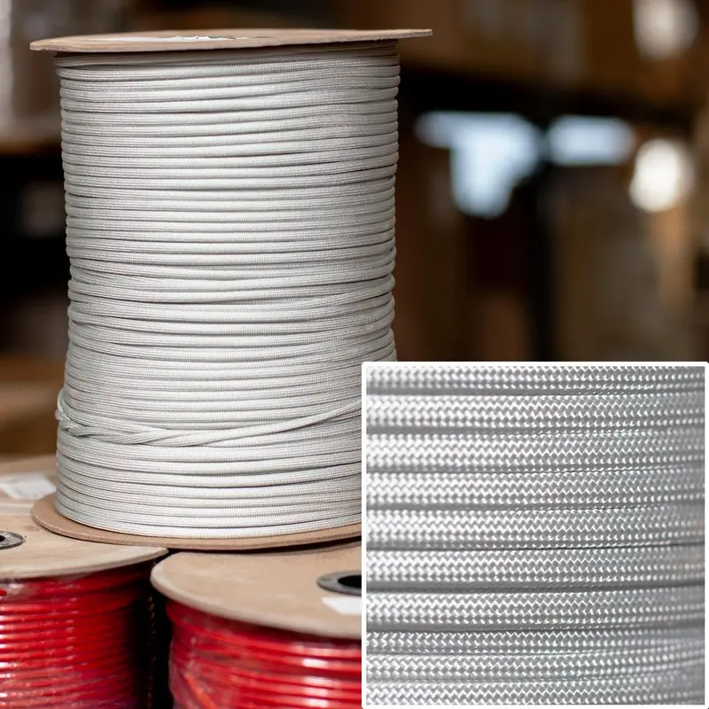 Silver Gray 550 Paracord – 1000-Foot Spool 1