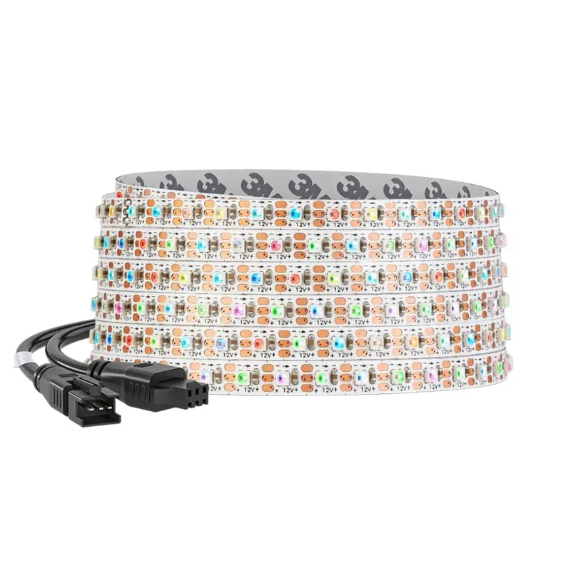 Sl16 Addressable Rgb+Ic Led Strip – Ws2812B Chip, 2020 Smd, 5.49W/Ft, 16.4Ft Roll, 12V Dc, 160 Pixels/Meter, Ul-Listed Indoor Tape Light 1