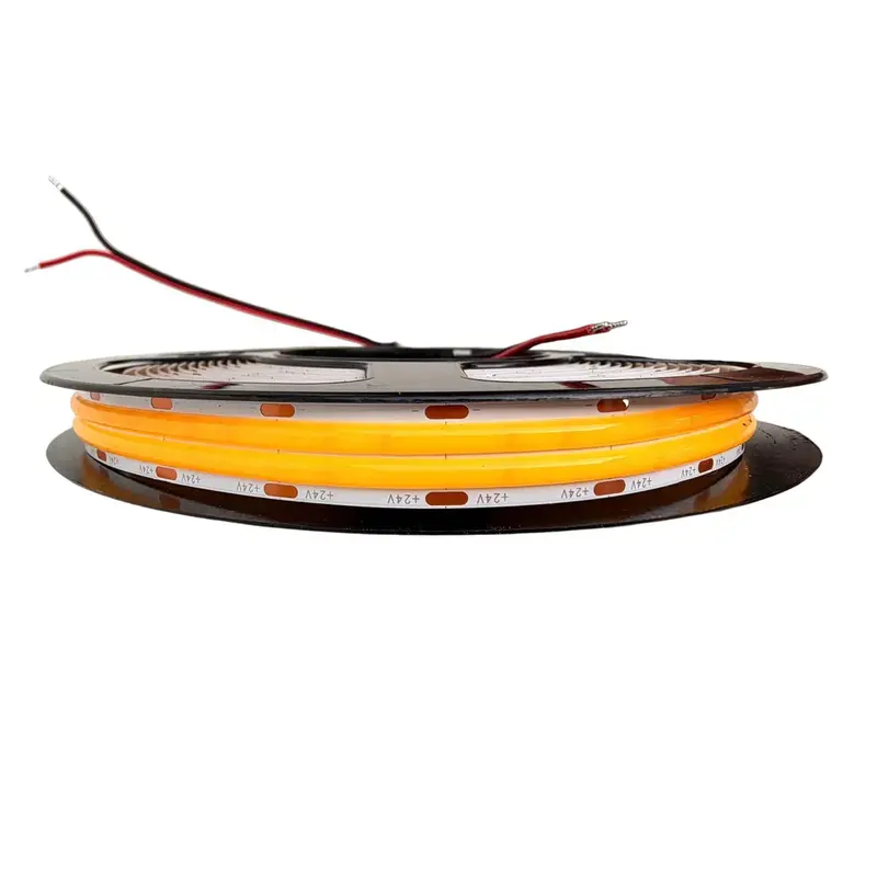 Sld11 Cob Dotless Dual-Row Led Strip – 16.4 Ft High-Density 12Mm Linear Light, 24V Dc, 7.32W/Ft 1
