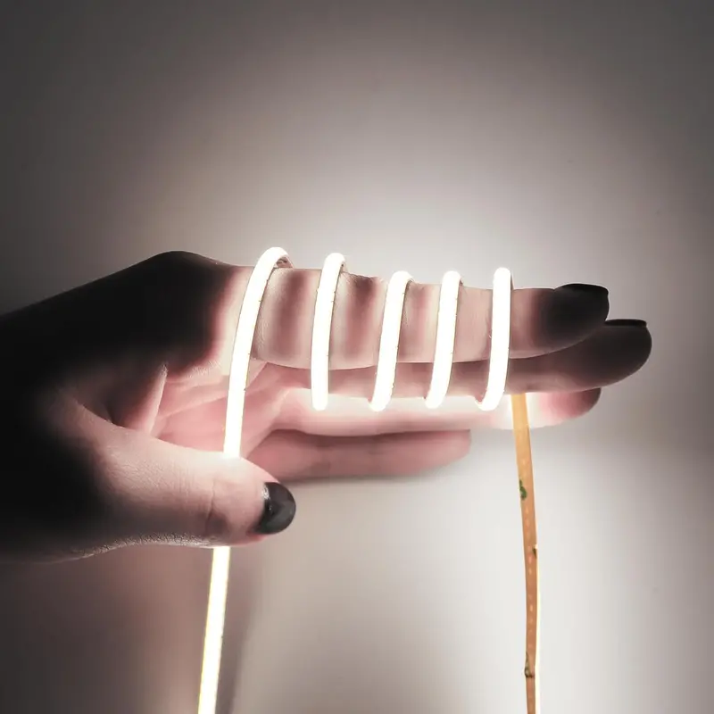 Sld20 Super-Slim 3Mm Dotless Fcob Led Strip — 12V Low-Voltage Linear Tape Light, Edgeless Design 1