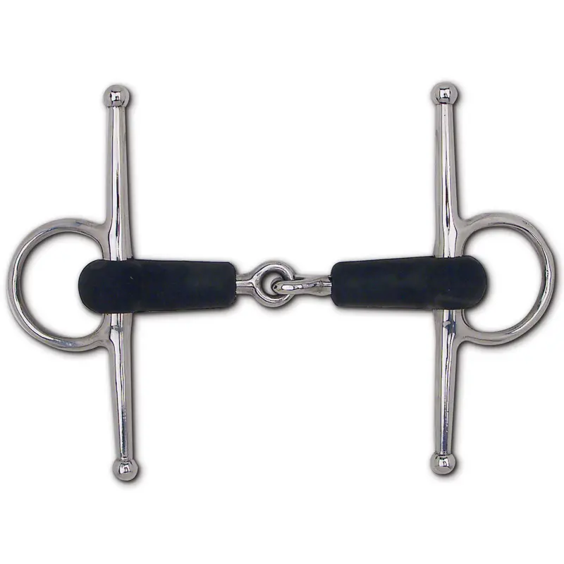 Soft Rubber Full Cheek Snaffle Bit – 6.5 Inch Cheek Length 1