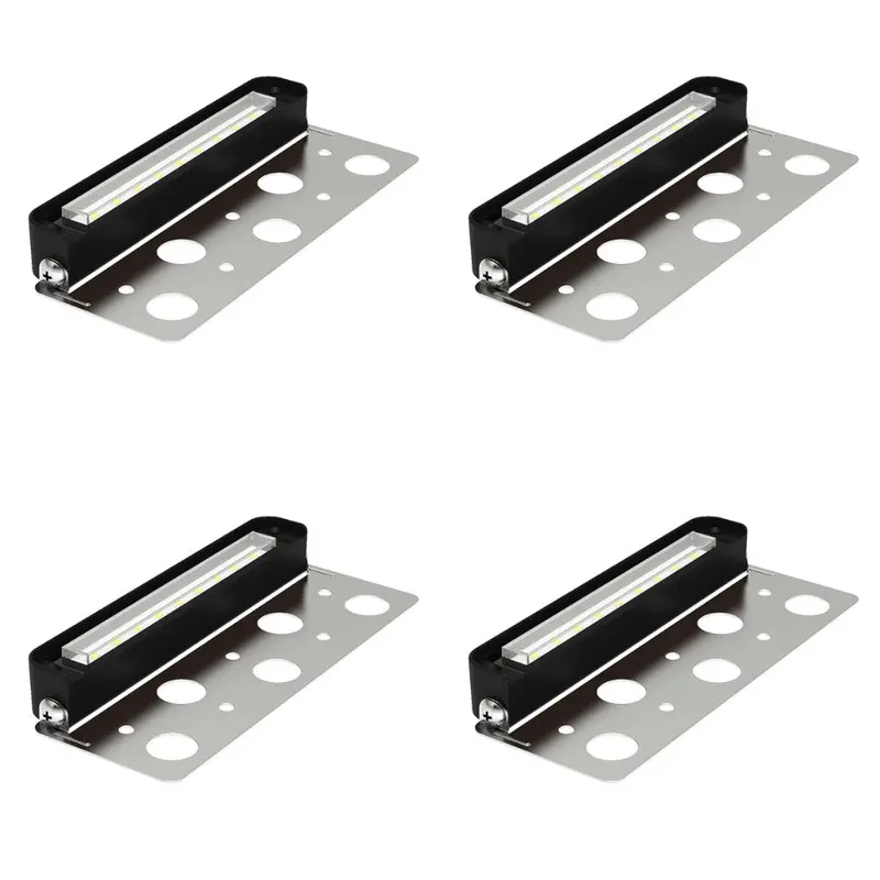 Stb24 Versatile Cast Aluminum Landscape Fixture – 4/8/12-Unit Set, 4.5W, 5-Color-Temperature Options, 12V–24V Input, Stainless Bracket For Flexible Outdoor Installation 1