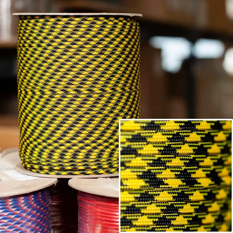 Stryper-Colored 550 Paracord – 1000-Foot Spool 1