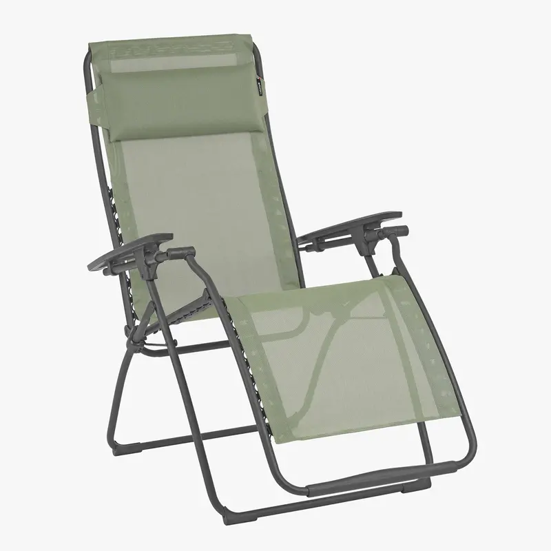 Sun Lounger Recliner – Uv-Resistant Fabric & Cushioned Seat 1
