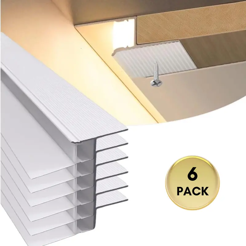Suspended Ceiling Z-Type Aluminum Channel – 3.3Ft, Supports Up To 13.8Mm Led Strips, Pack Of 6 Or 10 2
