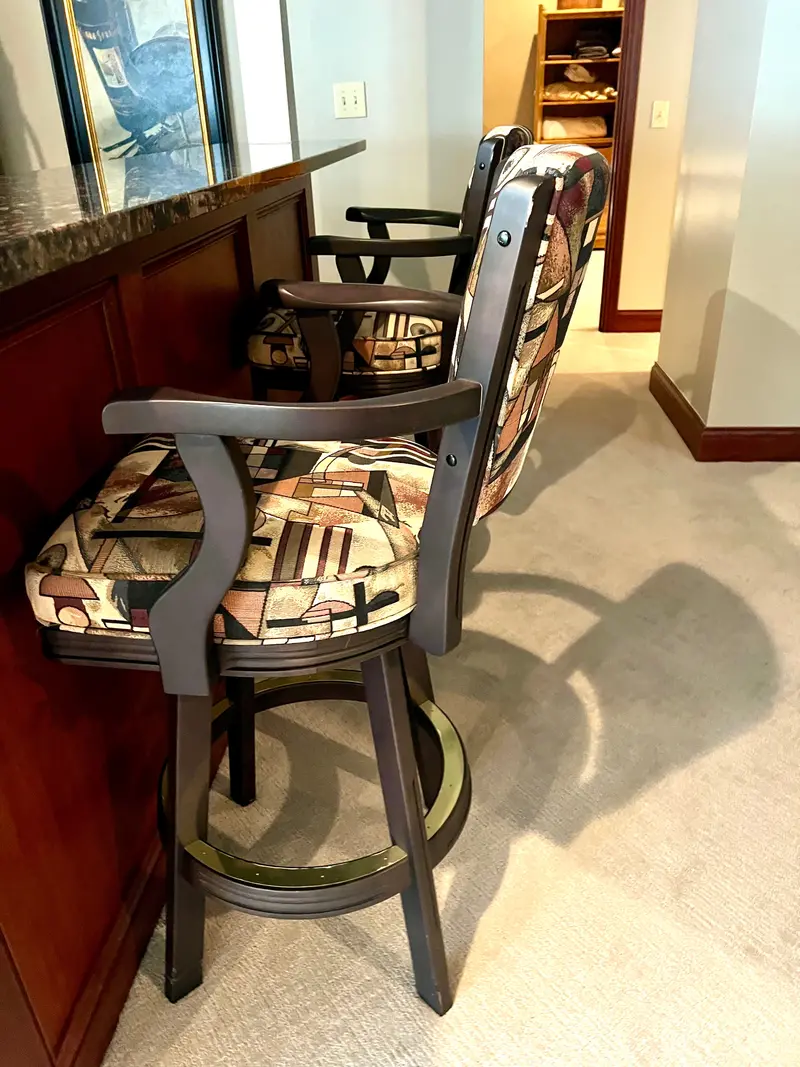 Swivel Bar Stools By Mikhail Darafeev (Four Available) 1