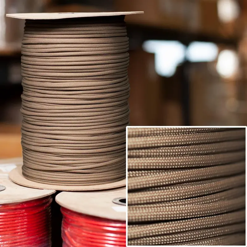 Tan 550 Paracord – Bulk Spool Option