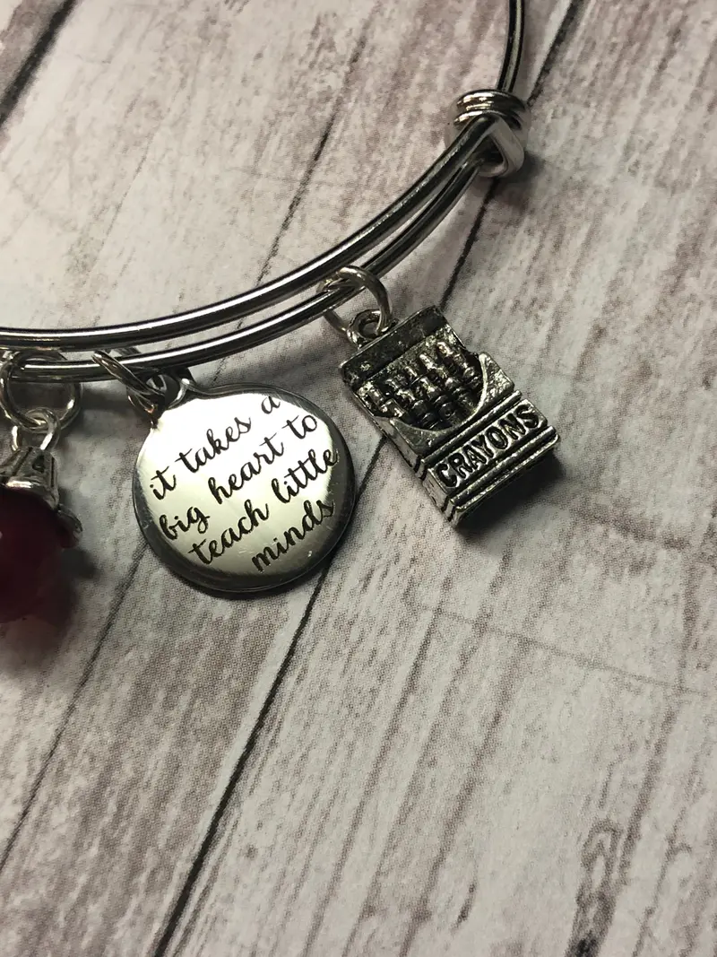 Teacher Appreciation Gift – Big Heart Charm (B40) 1