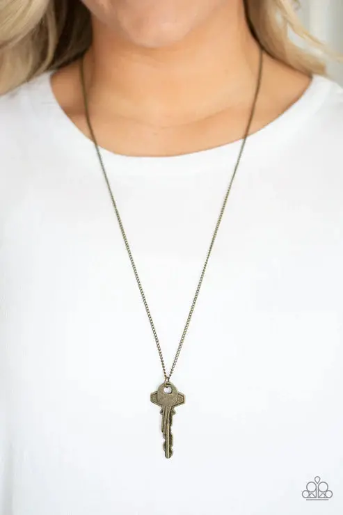 The Keynoter Brass Statement Charm 1