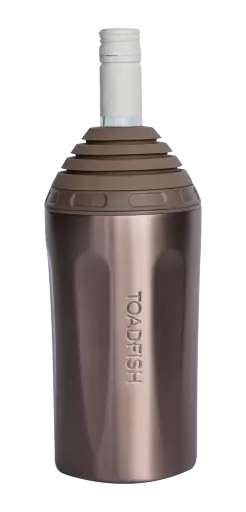 Toadfish Rose Gold Stainless Steel Wine Chiller 1