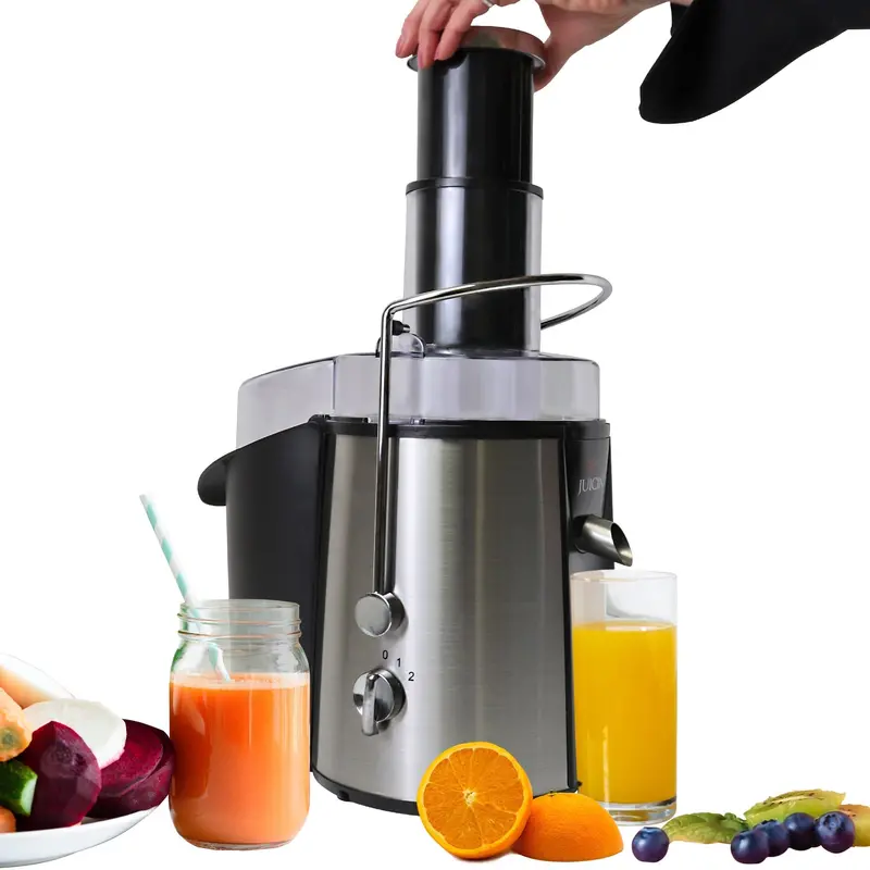 Total Chef Wide-Mouth Centrifugal Juicer – 700W, 3-Inch Feed Chute, Dual-Speed Extraction With Stainless Steel Blade For Fruits, Veggies & Nut Milks 1