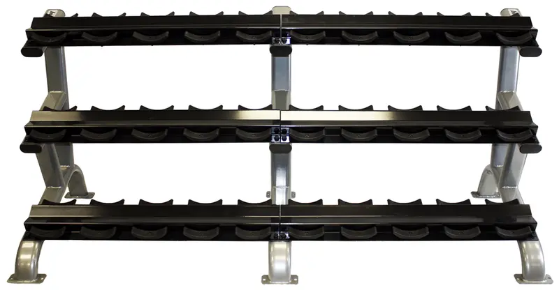 Troy Round-Style 15-Pair Dumbbell Rack – Heavy-Duty Dr-15 Configuration 1