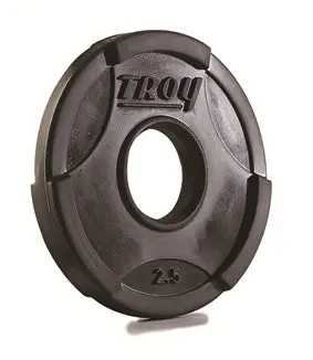 Troy Urethane-Coated Grip Weight Plates – Durable, Non-Slip Olympic Discs 1