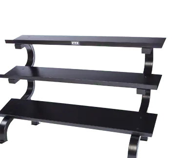 Troy Vtx 3-Tier Hex Dumbbell Rack – Holds 15 Pairs, Space-Efficient Design 1
