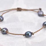 Tula Blue Peacock Baroque Pearl Bracelet – Medium 1