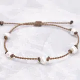 Tula Blue Rice Pearl Elastic Bracelet – Petite 1