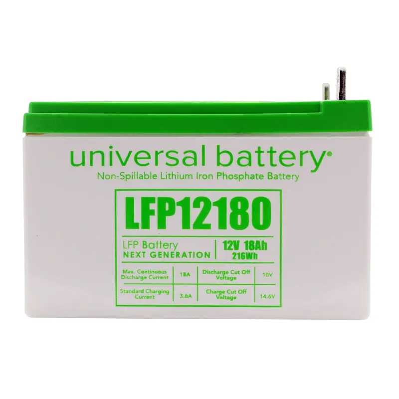 Upg 12V 18Ah Universal Lithium Power Battery 1