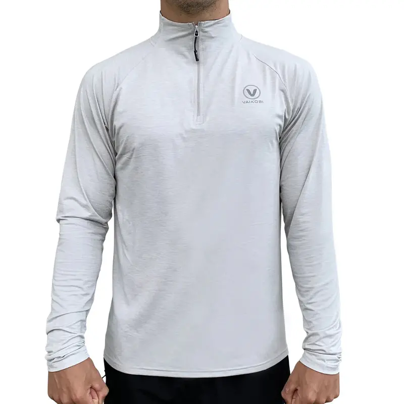 Vaikobi Uv-Protective Long-Sleeve Zip-Up Tech Top