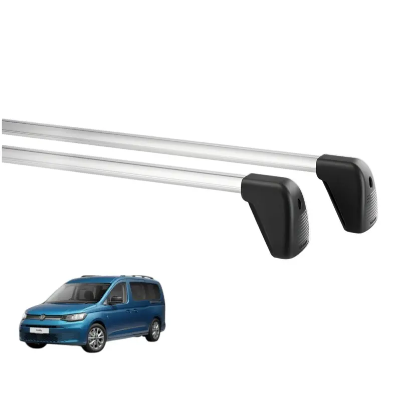 Vw Caddy 5 Swb Dual Black Roof Bar Kit – With Roof Anchoring Points 1