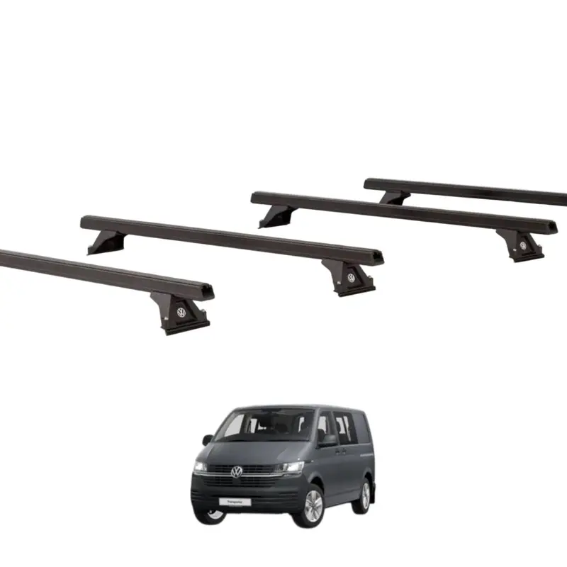 Vw Commercial 4-Bar Black Roof Bar System For T6/T6.1 Transporter – Standard Roof 1