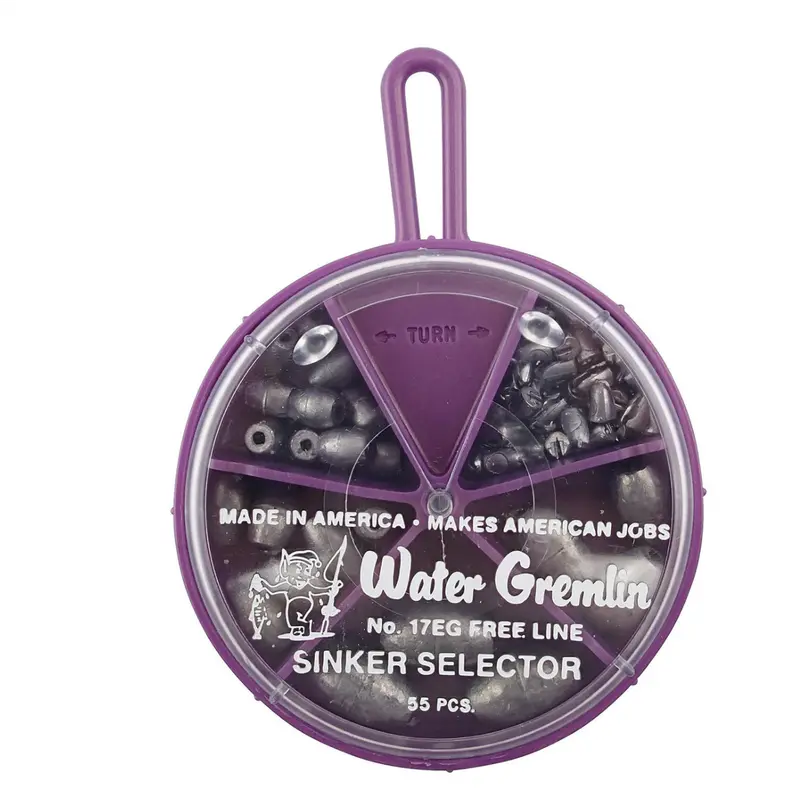 Water Gremlin Lead Egg Sinkers – Smooth, Rounded Selector Pack For Versatile Rigging 1