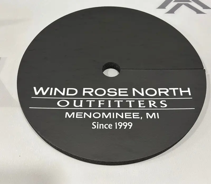 Wind Rose North Ice Hole Insulator – Thermal Cover For Ice Fishing Auger Holes 1